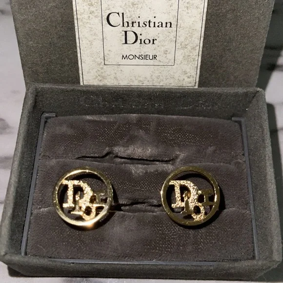 Christian Dior cufflinks 100% Authentic - Picture 7 of 8